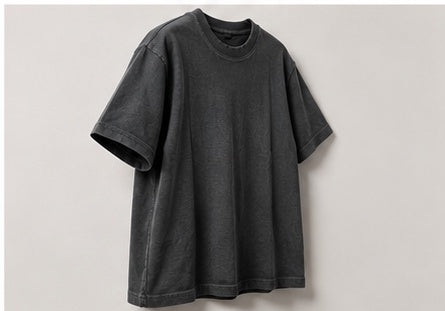 Sun faded Black Oversized T-Shirt