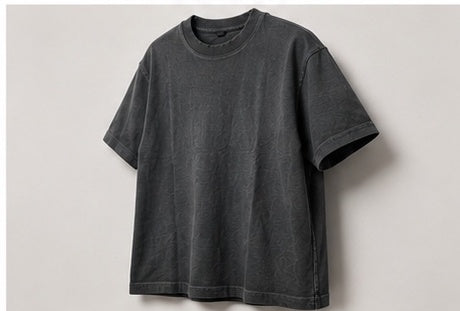 Sun faded Black Oversized T-Shirt